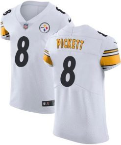 Nike Steelers #8 Kenny Pickett White Stitched NFL Vapor Untouchable Elite Jersey