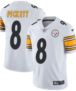 Nike Steelers #8 Kenny Pickett White Stitched NFL Vapor Untouchable Limited Jersey