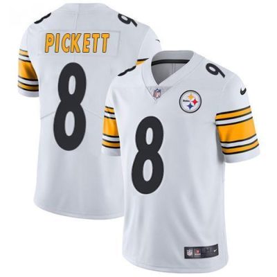 Nike Steelers #8 Kenny Pickett White Stitched NFL Vapor Untouchable Limited Jersey