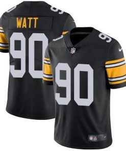 Nike Steelers #90 T. J. Watt Black Alternate Stitched NFL Vapor Untouchable Limited Jersey