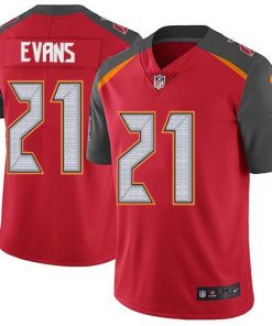 Nike Tampa Bay Buccaneers #21 Justin Evans Red Team Color Stitched NFL Vapor Untouchable Limited Jersey