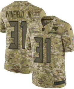 Nike Tampa Bay Buccaneers #31 Antoine Winfield Jr. Camo Stitched NFL Limited 2018 Salute To Service Jersey