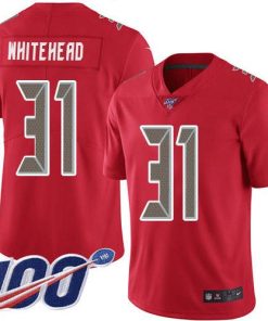Nike Tampa Bay Buccaneers #31 Jordan Whitehead Red Stitched NFL Limited Rush 100th Season Jersey
