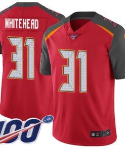 Nike Tampa Bay Buccaneers #31 Jordan Whitehead Red Team Color Stitched NFL 100th Season Vapor Untouchable Limited Jersey