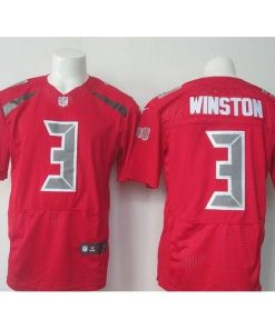 Nike Tampa Bay Buccaneers #3 Jameis Winston Red Stitched Rush Jersey
