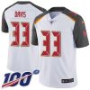 Nike Tampa Bay Buccaneers #33 Carlton Davis III White Stitched NFL 100th Season Vapor Limited Jersey