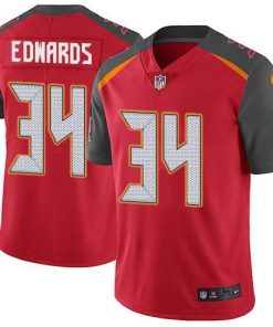 Nike Tampa Bay Buccaneers #34 Mike Edwards Red Team Color Stitched NFL Vapor Untouchable Limited Jersey
