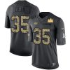 Nike Tampa Bay Buccaneers #35 Jamel Dean Black Super Bowl LV Champions Patch NFL Limited 2016 Salute to Service Jersey