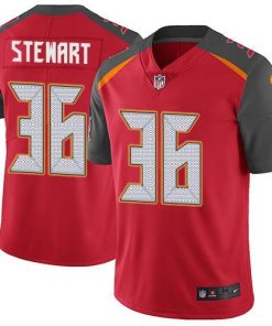 Nike Tampa Bay Buccaneers #36 M.J. Stewart Red Team Color Stitched NFL Vapor Untouchable Limited Jersey