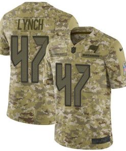 Nike Tampa Bay Buccaneers #47 John Lynch Camo Stitched NFL Limited 2018 Salute To Service Jersey