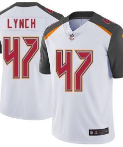 Nike Tampa Bay Buccaneers #47 John Lynch White Stitched NFL Vapor Untouchable Limited Jersey