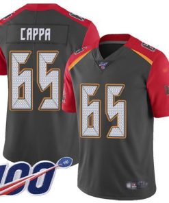 Nike Tampa Bay Buccaneers #65 Alex Cappa Gray Stitched NFL Limited Inverted Legend 100th Season Jersey