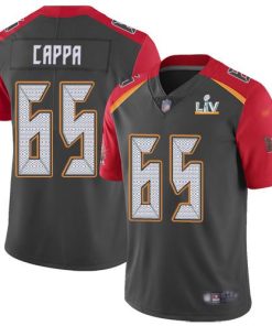Nike Tampa Bay Buccaneers #65 Alex Cappa Gray Super Bowl LV Bound Stitched NFL Limited Inverted Legend Jersey