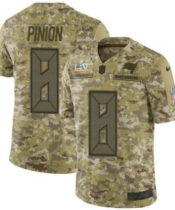 Nike Tampa Bay Buccaneers #8 Bradley Pinion Camo Super Bowl LV Bound Stitched NFL Limited 2018 Salute To Service Jersey