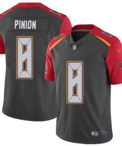 Nike Tampa Bay Buccaneers #8 Bradley Pinion Gray Stitched NFL Limited Inverted Legend Jersey