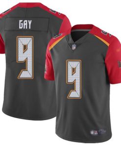 Nike Tampa Bay Buccaneers #9 Matt Gay Gray Stitched NFL Limited Inverted Legend Jersey