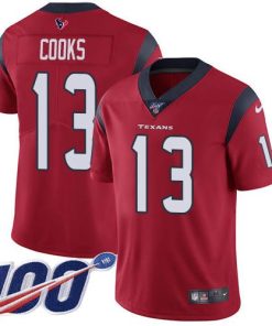Nike Texans #13 Brandin Cooks Red Alternate Stitched NFL 100th Season Vapor Untouchable Limited Jersey