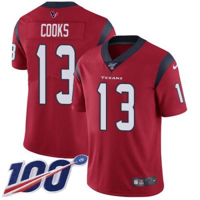 Nike Texans #13 Brandin Cooks Red Alternate Stitched NFL 100th Season Vapor Untouchable Limited Jersey
