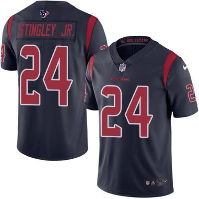 Nike Texans #24 Derek Stingley Jr. Navy Blue Stitched NFL Limited Rush Jersey