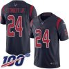 Nike Texans #24 Derek Stingley Jr. Navy Blue Stitched NFL Limited Rush 100th Season Jersey