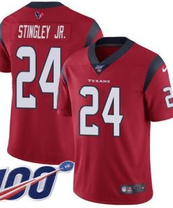 Nike Texans #24 Derek Stingley Jr. Red Alternate Stitched NFL 100th Season Vapor Untouchable Limited Jersey