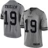 Nike Vikings #19 Adam Thielen Gray Stitched NFL Limited Gridiron Gray Jersey