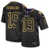 Nike Vikings #19 Adam Thielen Lights Out Black Stitched NFL Elite Jersey