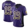 Nike Vikings #19 Adam Thielen Purple Team Color Stitched NFL Limited Rush Drift Fashion Jersey