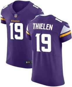 Nike Vikings #19 Adam Thielen Purple Team Color Stitched NFL Vapor Untouchable Elite Jersey