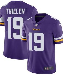 Nike Vikings #19 Adam Thielen Purple Team Color Stitched NFL Vapor Untouchable Limited Jersey