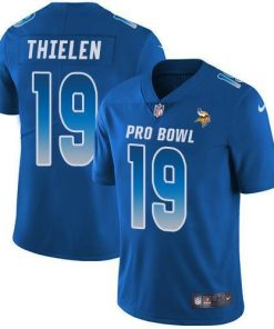 Nike Vikings #19 Adam Thielen Royal Stitched NFL Limited NFC 2019 Pro Bowl Jersey