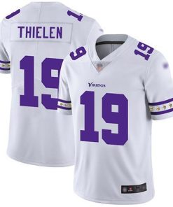 Nike Vikings #19 Adam Thielen White Stitched NFL Limited Team Logo Fashion Jersey