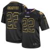 Nike Vikings #22 Harrison Smith Lights Out Black Stitched NFL Elite Jersey