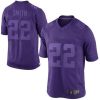 Nike Vikings #22 Harrison Smith Purple Stitched NFL Drenched Limited Jersey