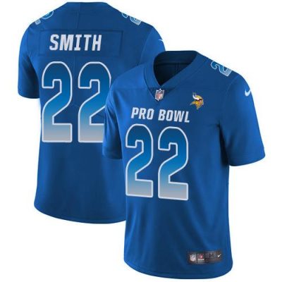Nike Vikings #22 Harrison Smith Royal Stitched NFL Limited NFC 2018 Pro Bowl Jersey