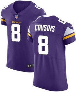 Nike Vikings #8 Kirk Cousins Purple Team Color Stitched NFL Vapor Untouchable Elite Jersey