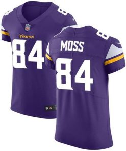 Nike Vikings #84 Randy Moss Purple Team Color Stitched NFL Vapor Untouchable Elite Jersey