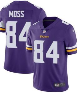 Nike Vikings #84 Randy Moss Purple Team Color Stitched NFL Vapor Untouchable Limited Jersey