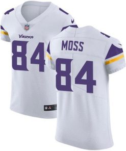 Nike Vikings #84 Randy Moss White Stitched NFL Vapor Untouchable Elite Jersey