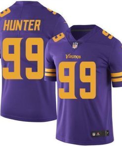 Nike Vikings #99 Danielle Hunter Purple Stitched NFL Limited Rush Jersey