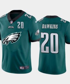Philadelphia Eagles #20 Brian Dawkins Green Nike Big Team Logo Player Vapor Limited NFL Jersey