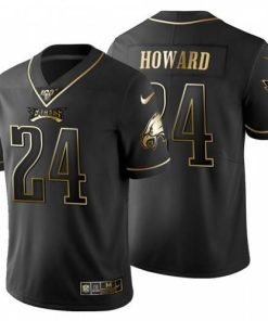 Philadelphia Philadelphia Eagles #24 Jordan Howard Nike Black Golden Limited NFL 100 Jersey