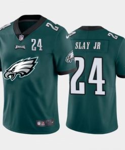 Philadelphia Philadelphia Eagles #24 Jordan Howard Green Nike Big Team Logo Player Vapor Limited NFL Jersey