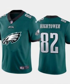 Philadelphia Philadelphia Eagles #82 John Hightower Green Nike Big Team Logo Vapor Limited NFL Jersey