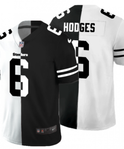 Pittsburgh Pittsburgh Steelers #6 Devlin Hodges Black V White Peace Split Nike Vapor Untouchable Limited NFL Jersey