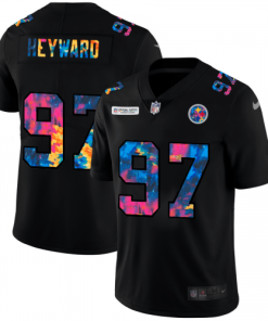 Pittsburgh Pittsburgh Steelers #97 Cameron Heyward Nike Multi-Color Black 2020 NFL Crucial Catch Vapor Untouchable Limited Jersey