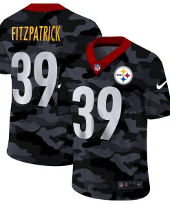 Pittsburgh Steelers #39 Minkah Fitzpatrick Nike 2020 Black CAMO Vapor Untouchable Limited Stitched NFL Jersey