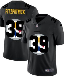 Pittsburgh Steelers #39 Minkah Fitzpatrick Nike Team Logo Dual Overlap Limited NFL Jersey Black