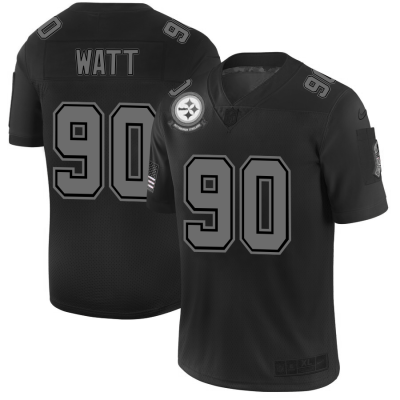 Pittsburgh Steelers #90 T.J. Watt Nike Black 2019 Salute To Service Limited Stitched NFL Jersey