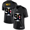 Pittsburgh Steelers #90 T.J. Watt Nike Team Logo Dual Overlap Limited NFL Jersey Black